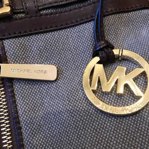 Michael Kors Marina Canvas Satchel - Picture 4 of 9